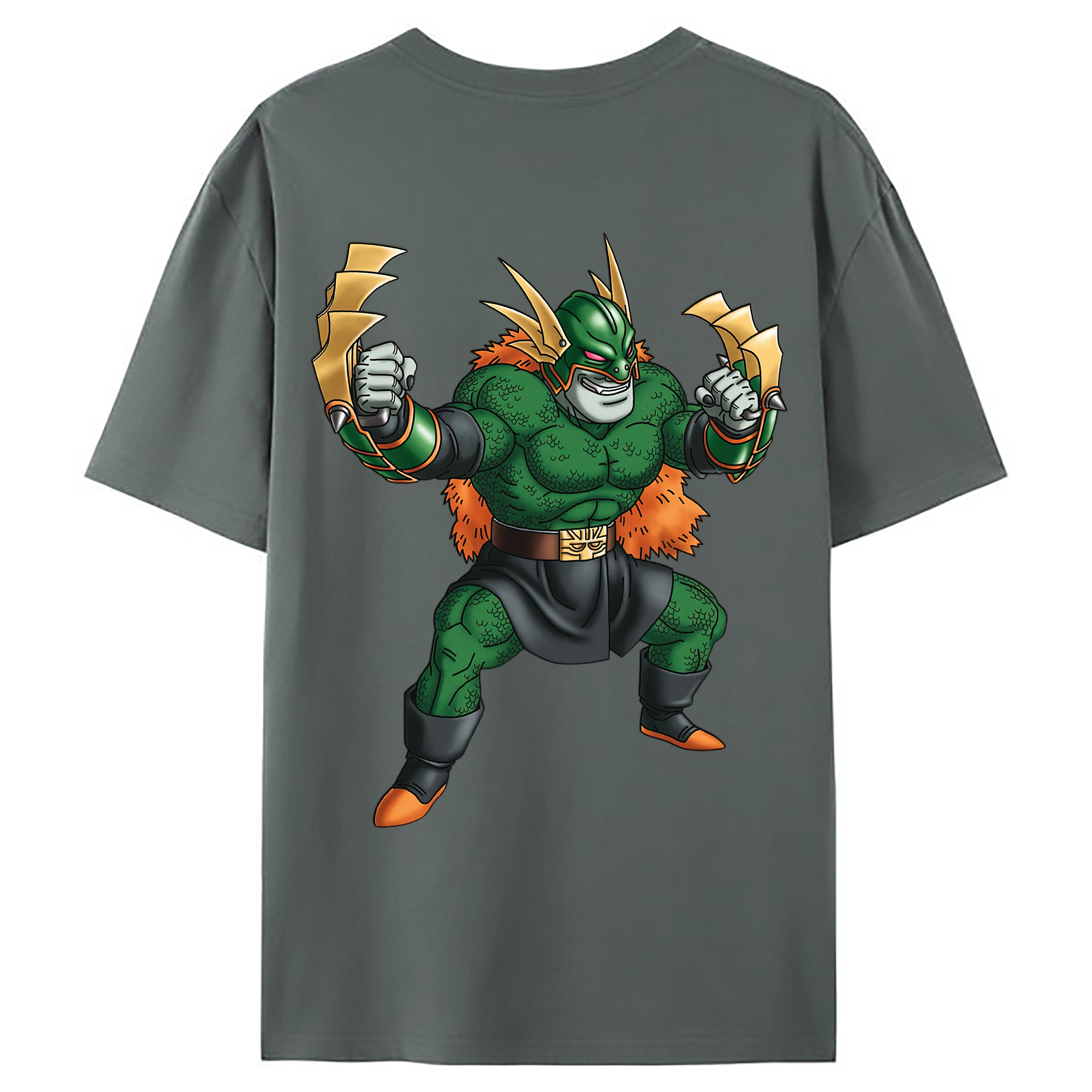 （画像用） ドラゴンクエスト Doragon Kuesuto Dragon Quest 綿100％ メンズ半袖Tシャツ（バックプリント） 通気性